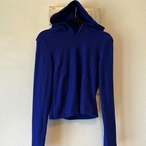 Beautiful royal blue Victoria Secret hoodie long sleeve shirt